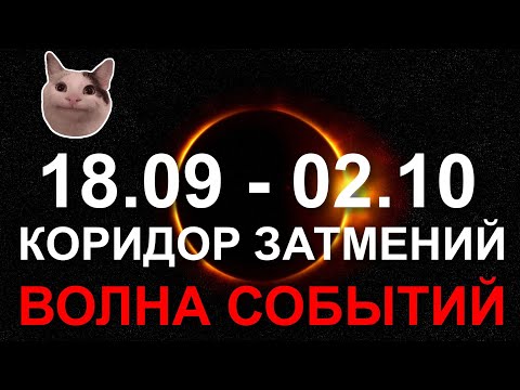 Видео: КОРИДОР ЗАТМЕНИЙ 18.09 - 02.10. ВОЛНА СОБЫТИЙ 😃