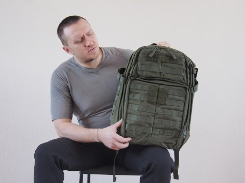 Видео: 5.11 Tactical Rush 24 - тактический рюкзак среднего размера