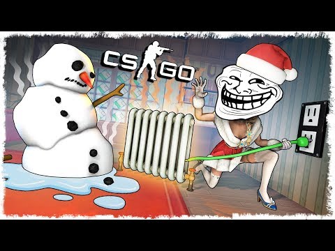 Видео: ЗАТРОЛЛИТЬ 2 СНЕГОВИКОВ МАНЬЯКОВ В CS:GO??? ЛЕГКО!!!
