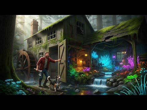 Видео: Лесоруб и пёс нашли старую лесопилку — Секрет внутри потряс их...