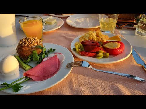 Видео: Завтрак в Турецком отеле "Gypsophila club marine"5☆ул.в.в.