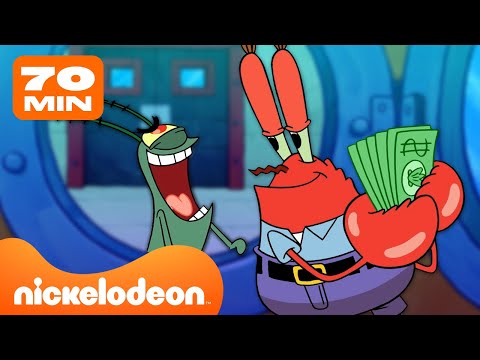 Видео: Губка Боб | "Красти Краб" конкурирует с "Помойным ведром"!  | Nickelodeon Cyrillic