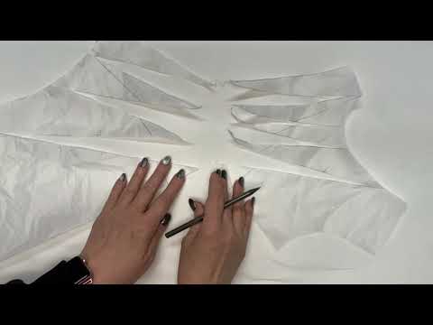 Видео: Моделирование узла перекрут на полочке футболки из кулирки | Мастер класс по шитью