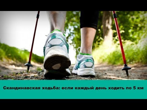 Видео: Скандинавская ходьба: что будет с Вашим телом, если каждый день ходить по 5 км и более?
