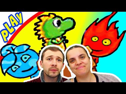 Видео: БолтушкА и ПРоХоДиМеЦ в мире ДИНОЗАВРОВ #307 - игра Огонь и Вода