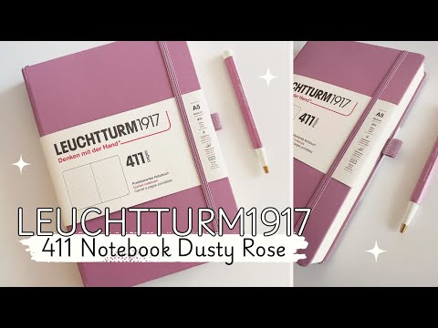 Видео: Комплект ноутбука Leuchtturm1917 Dusty Rose 411 и аксессуаров