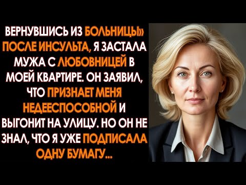 Видео: Муж тайно привел в дом новую жену, пока я лежала в больнице  Он не знал, что я переписала квартиру..