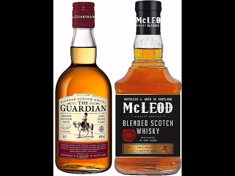 Видео: Сравнение Blended  Scotch Whisky The Guardian с Whisky McLEOD.