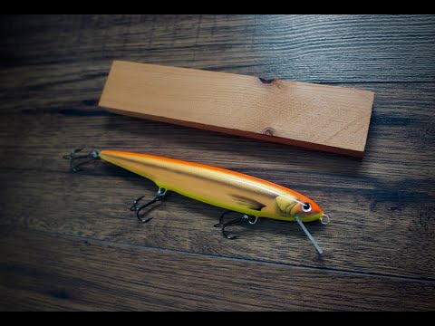 Видео: Изготовление приманок | Классический воблер из древесных отходов