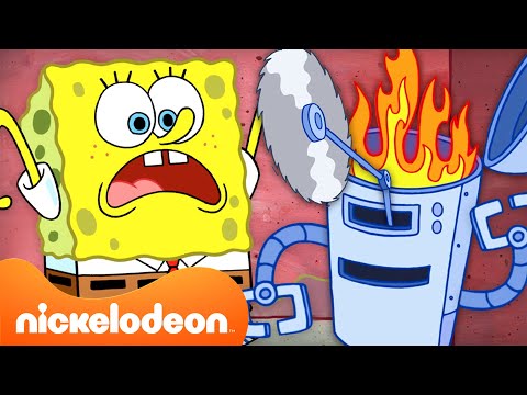 Видео: Губка Боб | Лучшие роботы в Бикини Боттом! 💥🤖 | 30-минутная подборка  | Nickelodeon Cyrillic