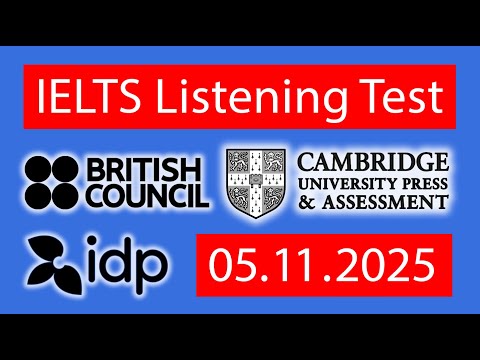 Видео: 🔴 ТЕСТ IELTS LISTENING 2025 🤔 С ОТВЕТАМИ | @TheIELTSListeningTest