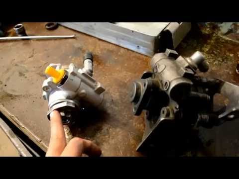 Видео: Альтернатива, ГУР насос на BMW E36