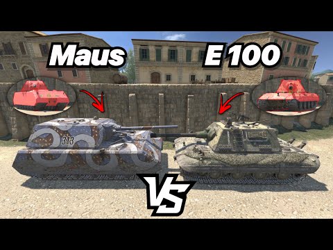 Видео: НА ЗАБИВ#145 | НЕМЕЦКИЕ СВЕРХТЯЖЕЛЫЕ ТАНКИ | Maus vs E 100 | Легендарная Битва!