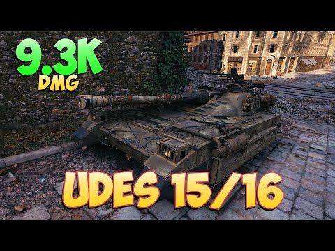 Видео: UDES 15/16 • Почти сумасшедший! - 10 Фрагов 9.3K Урона • Мир Танков