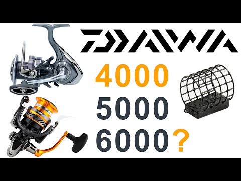 Видео: Daiwa LT Размер Катушки для Фидера 5000, 6000, 4000, 3000?