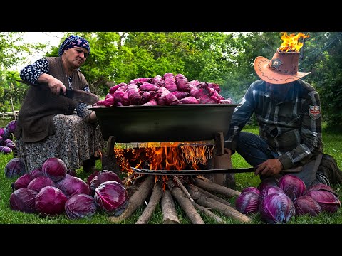 Видео: 🍂 Долма из Красной Капусты по-Деревенски