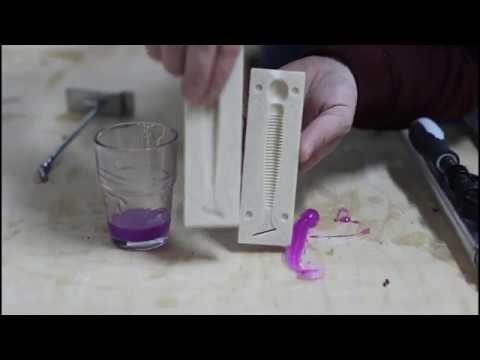 Видео: Форма Swing 4,5" для литья приманки