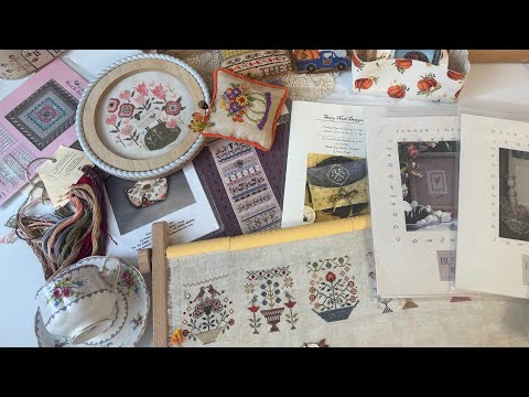 Видео: 52. Вишивка 22.09 - 3.10, вишивка Dimensions, Blackbird Designs, Mill Hill та придбання
