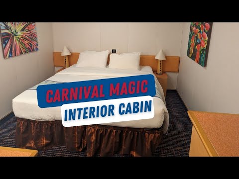 Видео: Экскурсия по интерьеру каюты Carnival Magic (класс 4D)