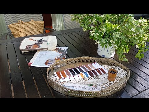 Видео: 13. Вышивка. Текущие процессы мая...  Завершенная миниатюра... Приобретения...@Irinabelayaptica