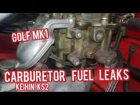 Видео: GOLF MK1. УТЕЧКА ТОПЛИВА ИЗ КАРБЮРАТОРА. КАК УСТРАНИТЬ. KEIHIN KS2 #vwgolf #golfmk1 #vwfox #карбю...