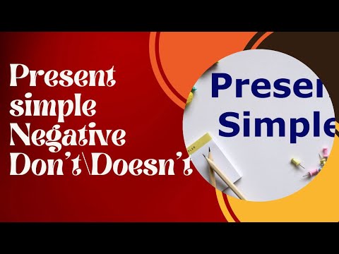 Видео: PRESENT SIMPLE NEGATIVE FORM| Present simple болымсыз форасы #ағылшынтіліқазақша #presentsimple