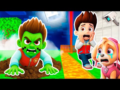 Видео: ЩЕНЯЧИЙ ПАТРУЛЬ ЗАЩИЩАЮТ БАЗУ от РАЙДЕРА ЗОМБИ АПОКАЛИПСИС в МАЙНКРАФТ PAW PATROL МУЛЬТИК РАЙДЕР