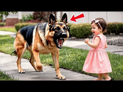 Видео: Даже дрессировщик боялся этого пса K9 — но маленькая девочка сделала невозможное