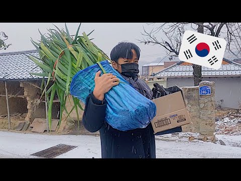 Видео: Поминки в зимней корейской деревне. Катя и Кюдэ/Южная Корея