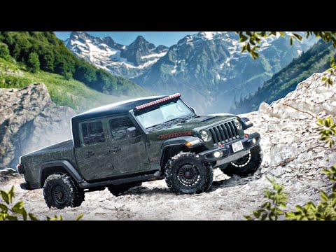 Видео: Путешествие по Абхазии на внедорожниках Jeep Gladiator, Dodge Ram и Jeep Wrangler!