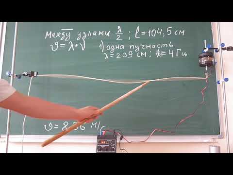 Видео: Горизонтальные стоячие волны
