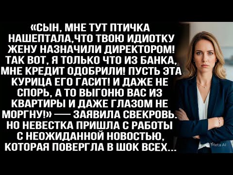 Видео: Раз твою курицу жену повысили, будет платить мой кредит! И даже не спорь! А то на улицу выгоню вас..