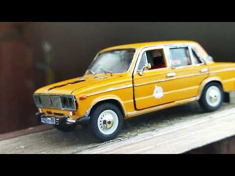Видео: ВАЗ 2106 1980г.в. 1/43 Конверсия. BAUER.