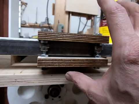 Видео: Плавное перемещение параллельного упора на ленточной пиле