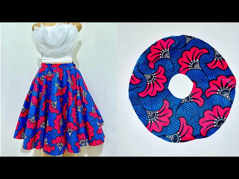 Видео: Как профессионально раскроить юбку-клеш 720 | Пошаговое руководство для начинающих и профессионалов