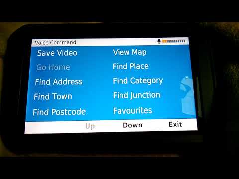 Видео: Garmin DezlCam 785 LMT-D Голосовое Управление , поиск Промзон по маршруту.
