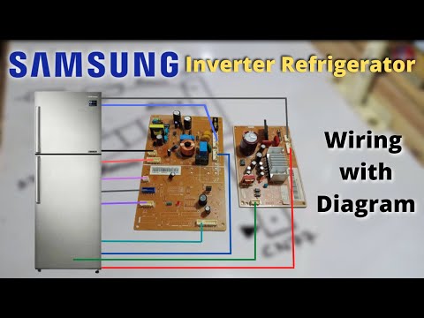 Видео: Инверторный холодильник/холодильник Samsung с полной проводкой и схемой
