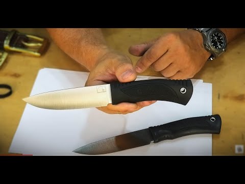 Видео: Ножи от Золотого Сечения. Convex vs прямые спуски. Что лучше? Магазин Боевой Варяг.