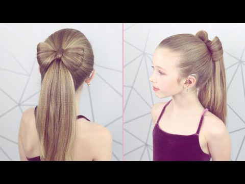 Видео: Как сделать бант из волос (простой способ)🎀