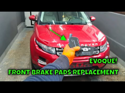 Видео: Замена передних тормозных колодок на RANGE ROVER EVOQUE!
