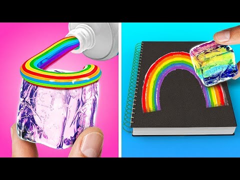 Видео: ФАНТАСТИЧЕСКИЕ ХУДОЖЕСТВЕННЫЕ ИДЕИ И ПОДЕЛКИ || Крутые лайфхаки для рисования от 123 GO Like!