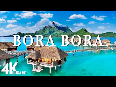 Видео: Видео 4K (Ultra HD) - ПОЛЕТЫ НАД БОРА-БОРА Невероятная красота