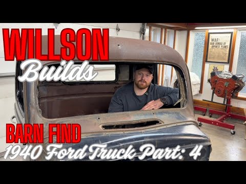 Видео: Найди в сарае Ford Pickup 1940 года. Начинаем ремонт кабины! Выправляем вмятины, заделываем дыры,...