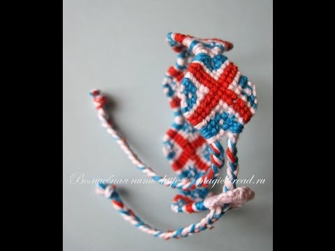 Видео: Фенечка конфетка Британка