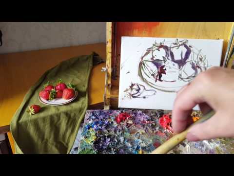 Видео: Этюд. Клубника