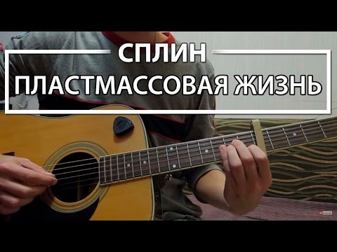 Видео: Как играть "Пластмассовая жизнь" - Сплин (Разбор для гитары, Аккорды, Табы, видеоурок Сплин)