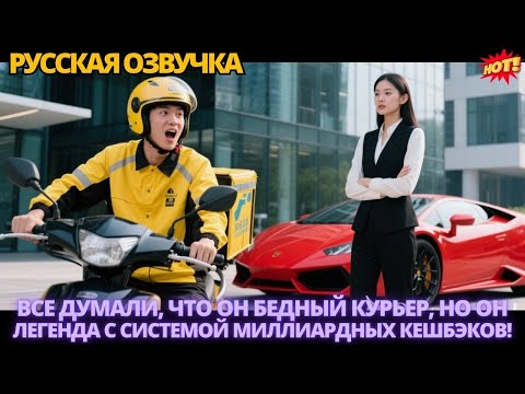 Видео: Все думали, что он бедный курьер, но он —легенда с системой миллиардных кешбэков! #дорама #китайские