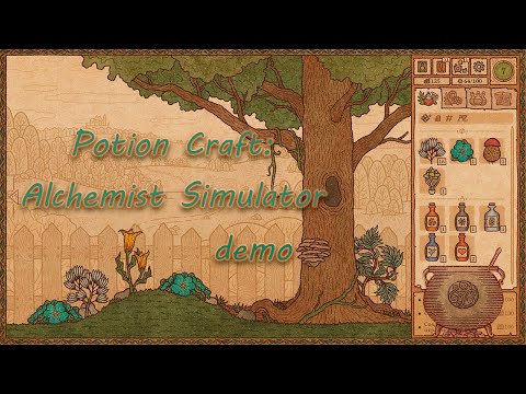 Видео: Прохождение Potion Craft: Alchemist Simulator/Симулятор алхимика demo gameplay на русском.