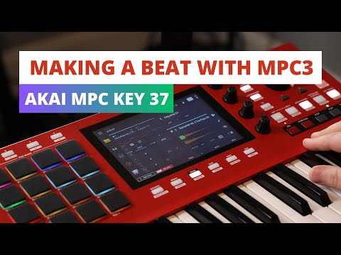Видео: Akai MPC key 37 — обновление до MPC3 и создание бита!