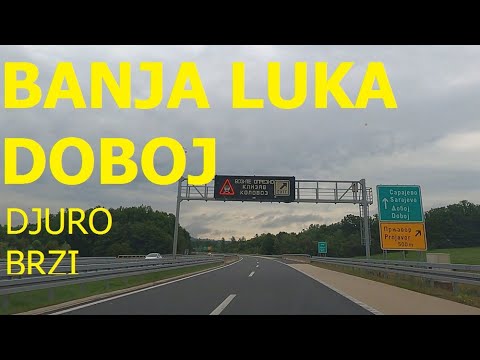 Видео: Баня-Лука - Добой, шоссе "9 января", август 2025 г.